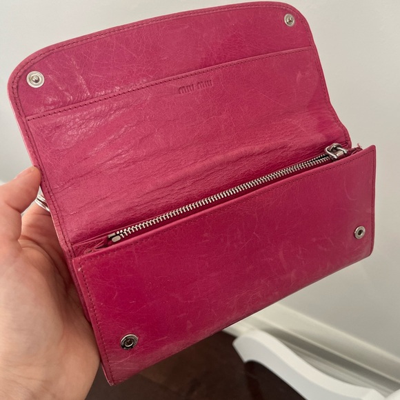 Miu Miu Pink Wallet - Picture 7 of 8